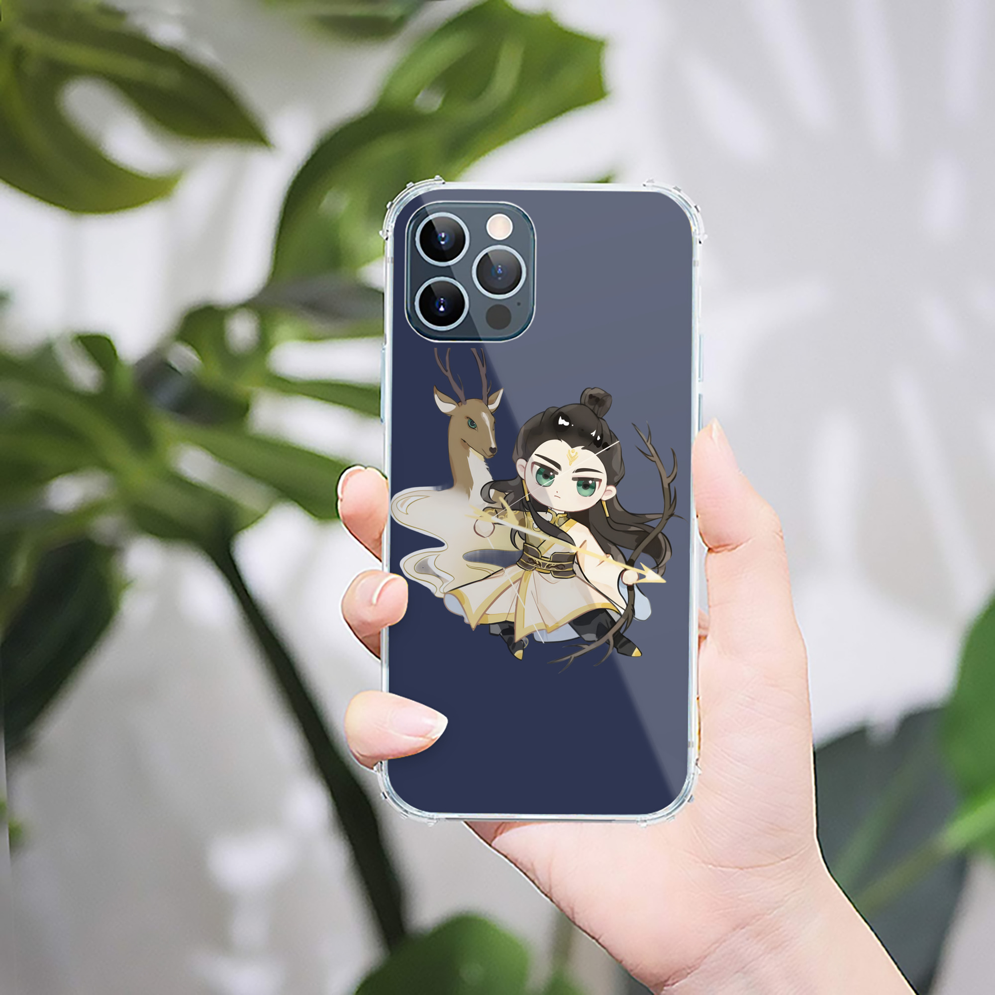 （画像用） Ne Zha 2 ナタ 魔童の大暴れ 【iPhone 12シリーズ対応】透明スマホケース（クリアソフトケース）